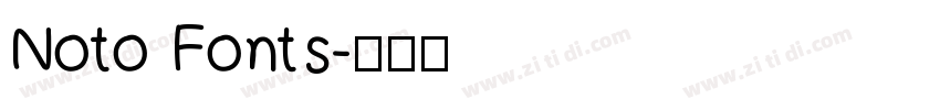 Noto Fonts字体转换